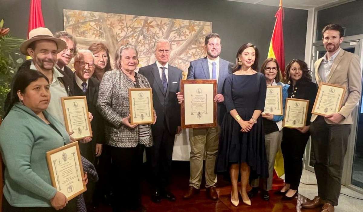 Ocho personalidades e instituciones bolivianas recibieron el Premio Iberoamericano de la Fundación Carlos III