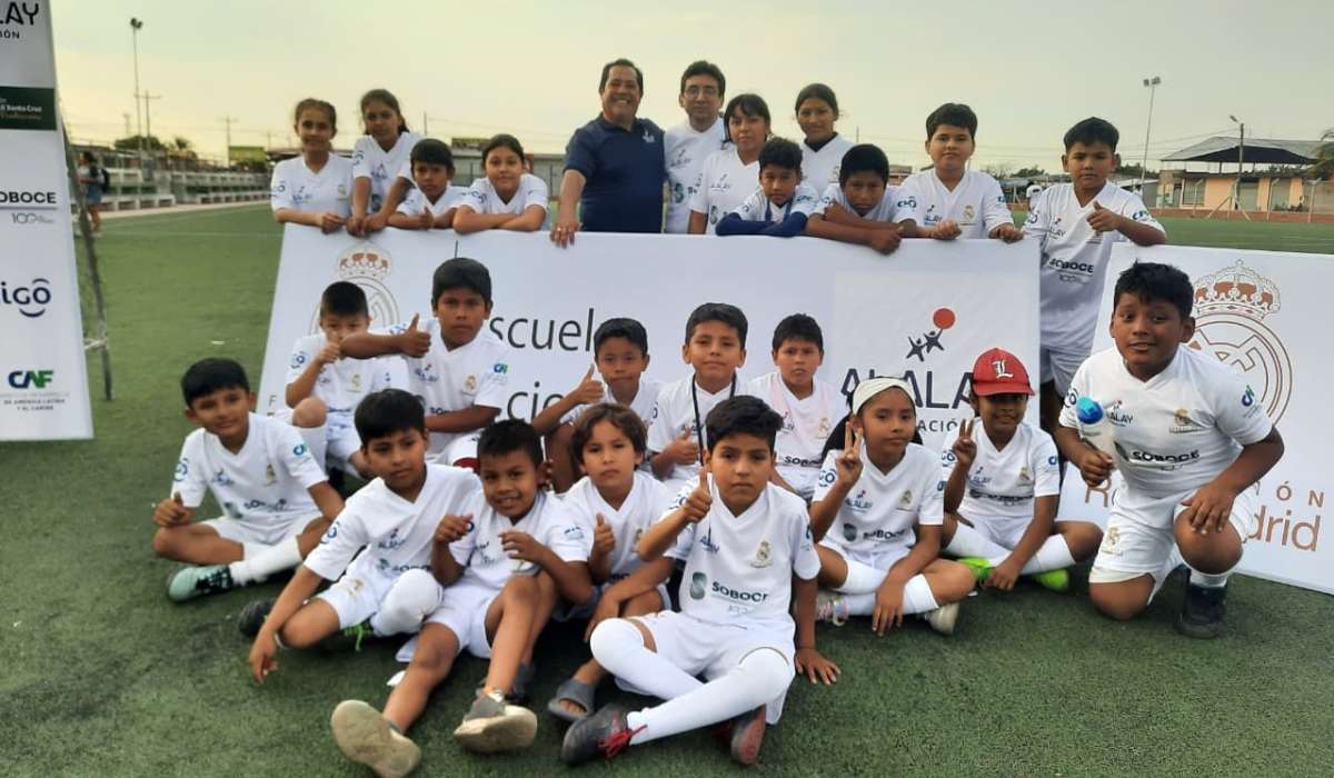 SOBOCE provee indumentaria para las escuelas sociodeportivas de la Fundación Real Madrid