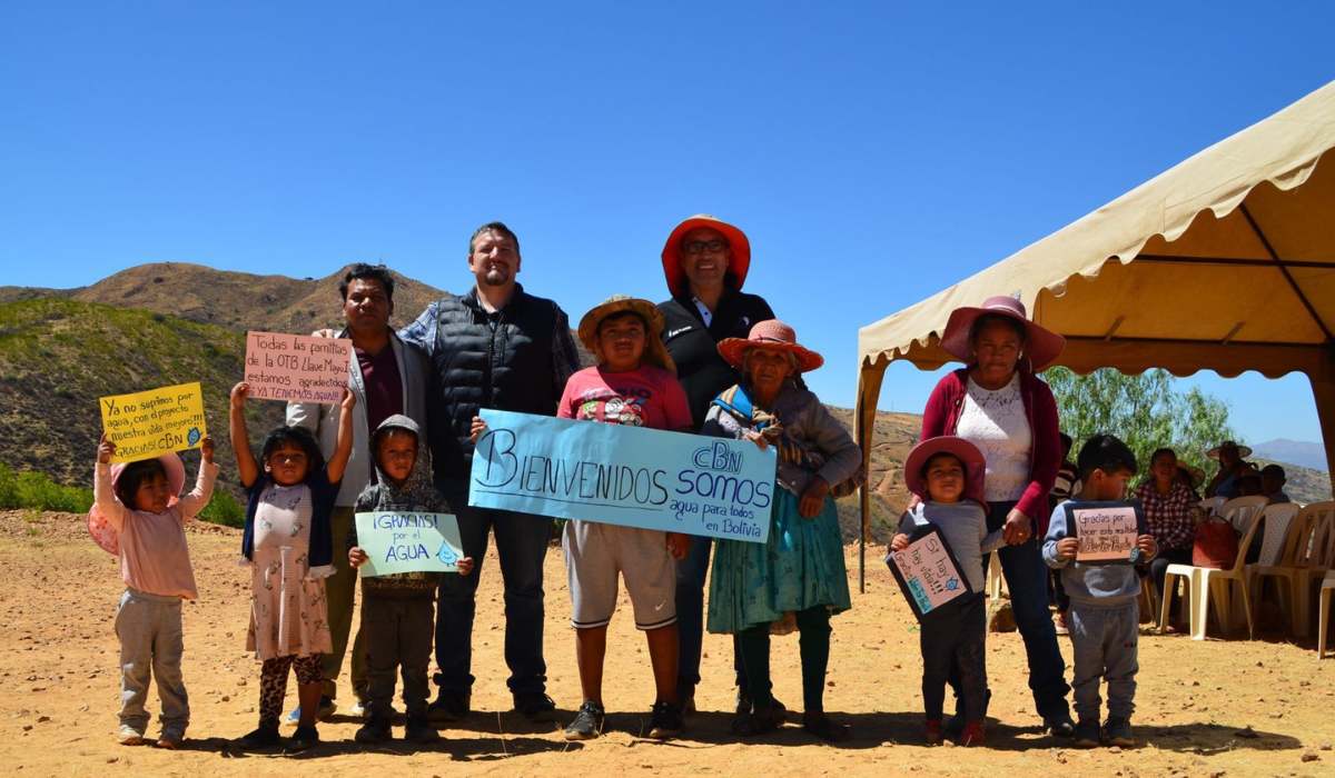 Llave Mayu I celebra la llegada del agua segura con el proyecto solidario de Agua Somos de CBN