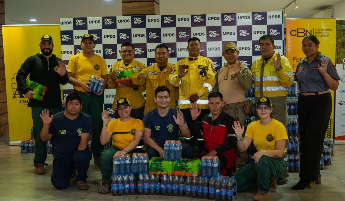 CBN apoya la iniciativa de Alas Chiquitanas y el trabajo de los bomberos voluntarios con una nueva donación