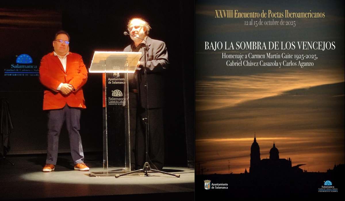 Gabriel Chávez Casazola homenajeado en el Encuentro de Poetas Iberoamericanos de Salamanca