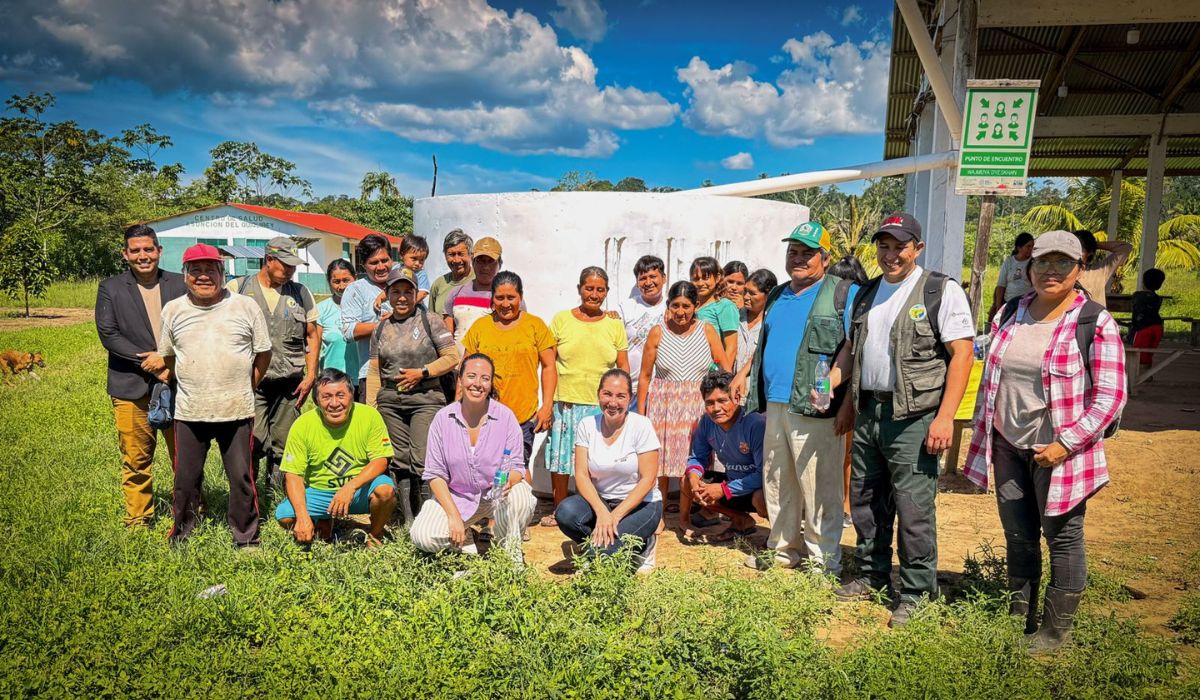 Agua Somos: cuatro comunidades indígenas de Pilón Lajas hoy cuentan con agua segura