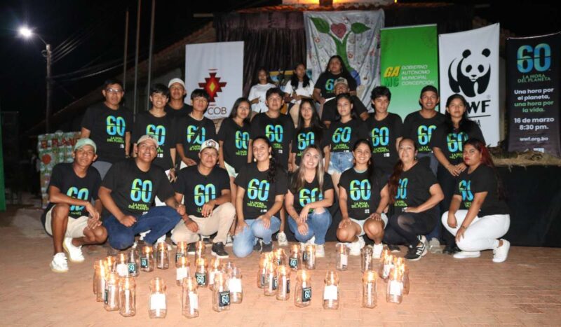 Bolivia se moviliza para marcar presencia en la Hora del Planeta 2026